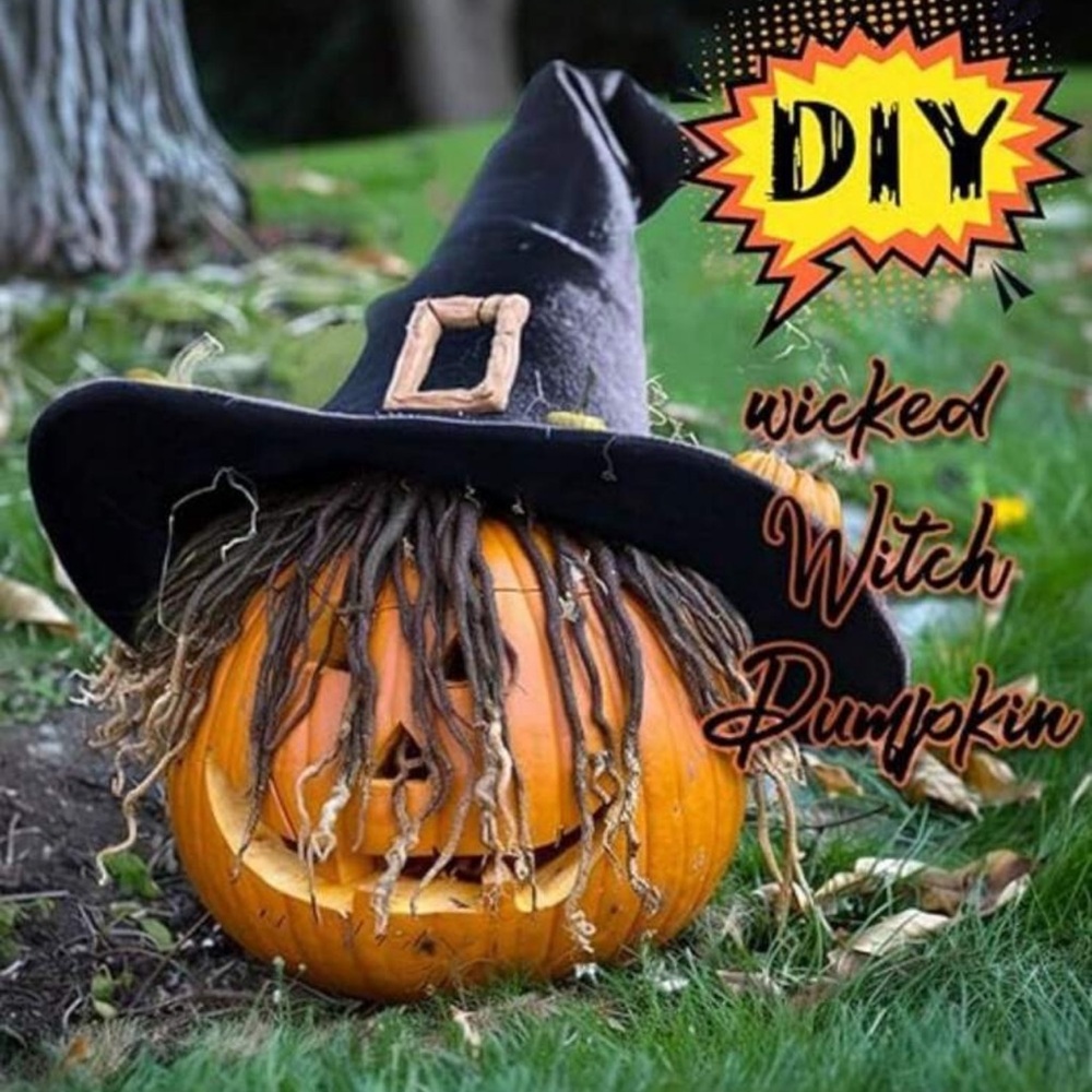 Elegant Black Witch Hat for Women Halloween - Picture 4 of 6
